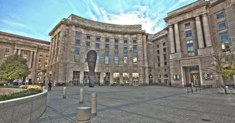 Exterior of the Woodrow Wilson International Center for Scholars