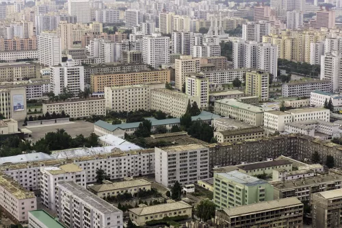 Pyongyang cityscape