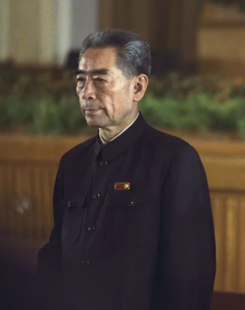 Photograph of Zhou Enlai in 1972.