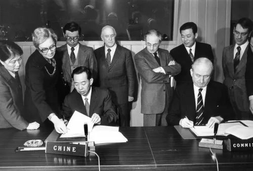 Trade agreement between European Economic Community and China