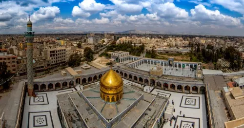 Photograph of Sayyida Zainab bin Imam Ali Ibn Abi Talib Shrine.