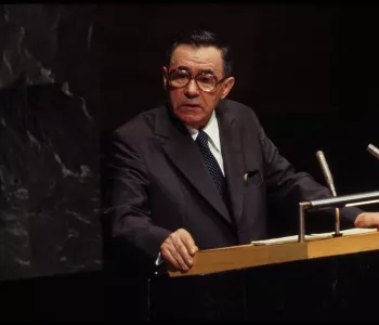 Andrei Gromyko at the UN, 1981