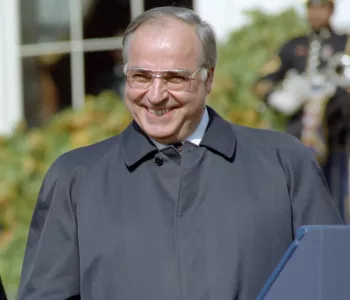 Photograph of Helmut Kohl, 1982.