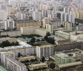 Pyongyang cityscape