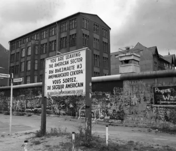 Berlin Wall between Mitte and Kreuzberg