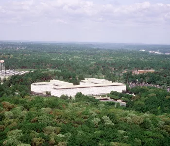 Aerial photograph of CIA headquarters