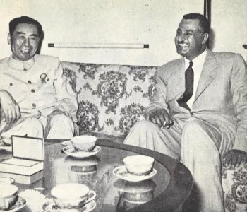 Zhou Enlai and Gamal Abdel Nasser