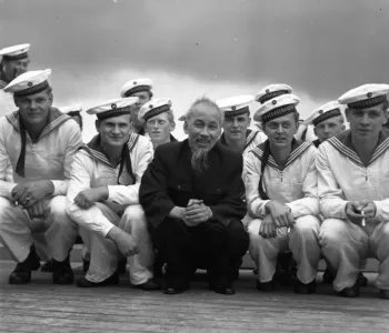 Ho Chi Minh in East Germany, 1957.