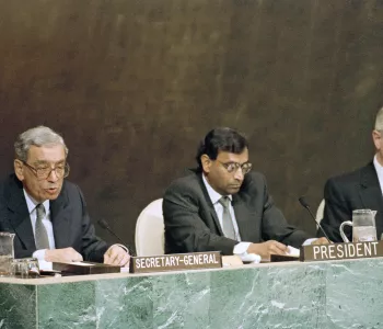 Photograph from the 1995 NPT Review Conference