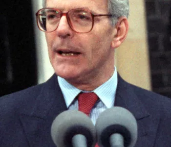 British Prime Minister John Major